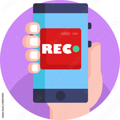 Mass media related icon. News Broadcasting Icon