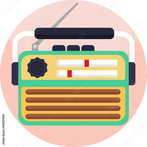 Mass media related icon. News Broadcasting Icon