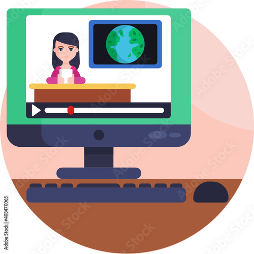 Mass media related icon. News Broadcasting Icon
