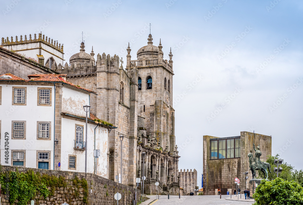 Cathedral of Porto, Portugal, one of the oldest churches in Porto, dating from the 12th century
