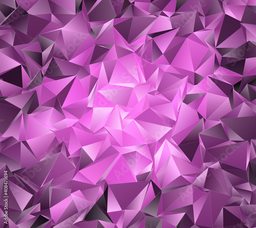 3d Triangles, abstract  background. Design wallpaper. © hary_cz