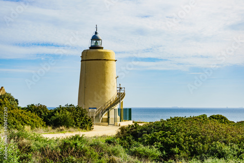 Carbonera lighthouse, Punta Mala, La Alcaidesa, Spain.