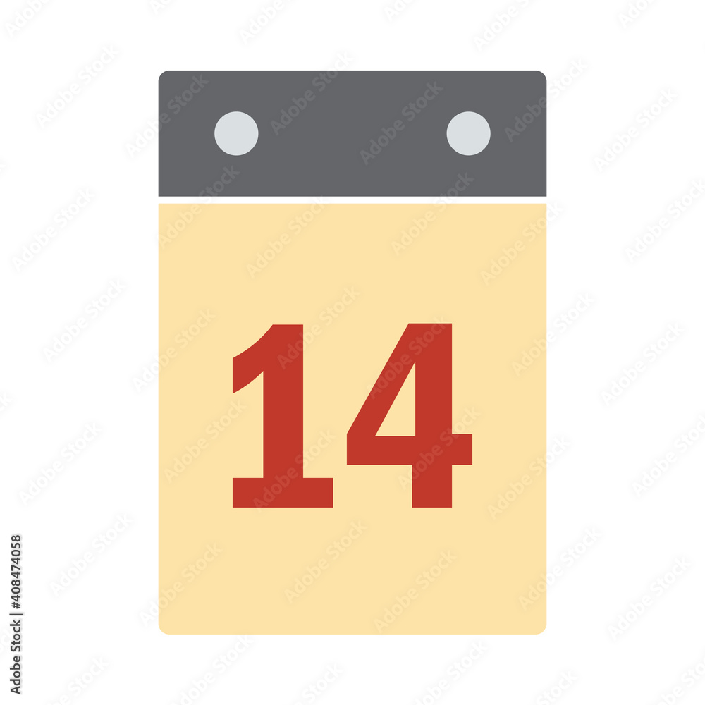Valentine Day Calendar Icon Valentine Day Calendar Icon