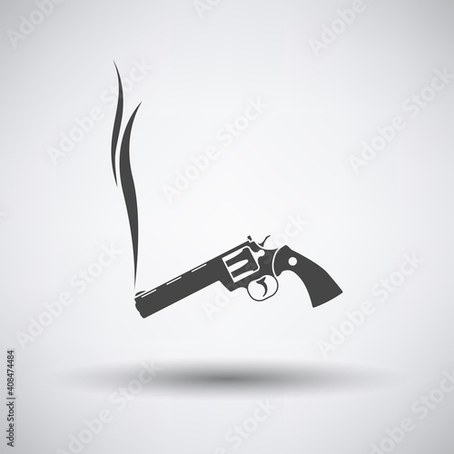 Smoking Revolver Icon