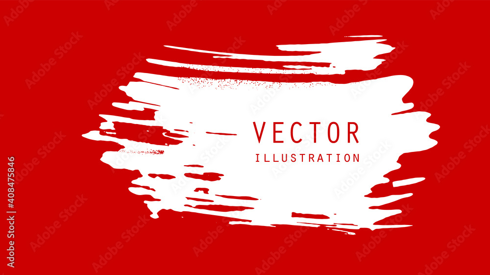 Abstract ink brush banners with grunge effect Abstract ink brush banners with grunge effect