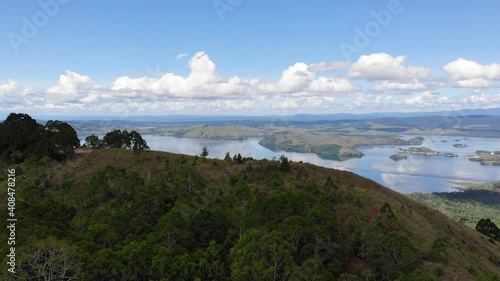 McArthur Hills in Sentani Lake, Jayapura City - Indonesia photo