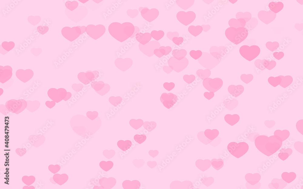 custom made wallpaper toronto digitalValentine day pink hearts on pink background.