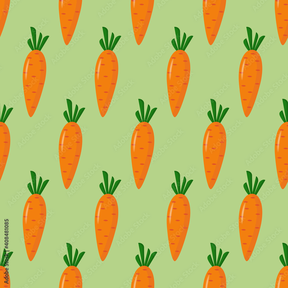 Carrot seamless pattern. Vector illustration Carrot seamless pattern. Vector illustration