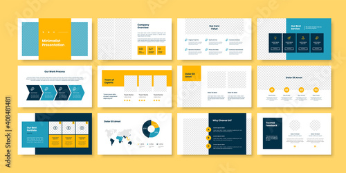 Business minimal slides presentation template