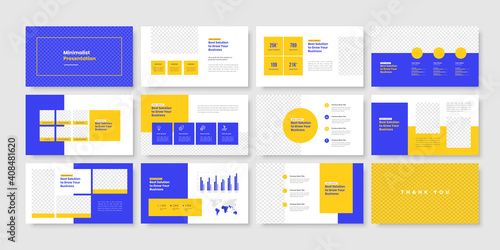 Business minimal slides presentation template