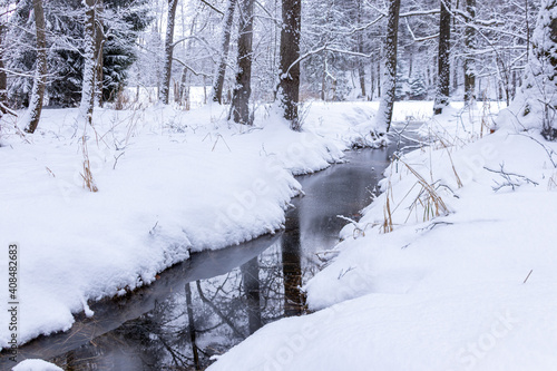 winterlicher Bach