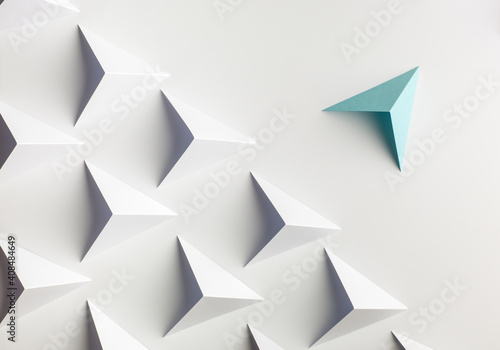 Slika na platnu Abstract paper concepts origami