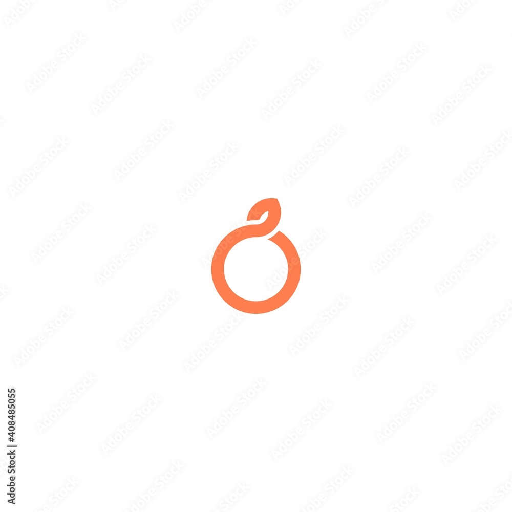 abstract orange logo abstract orange logo