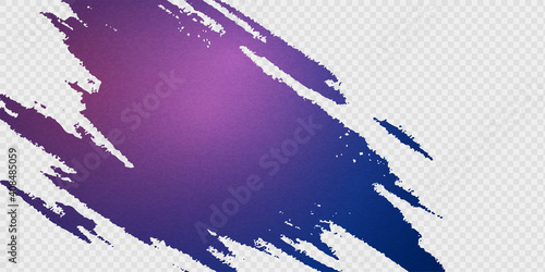 Grunge purple brush stroke effect