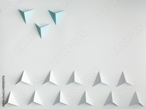 Fototapeta Naklejka Na Ścianę i Meble -  Abstract paper concepts origami