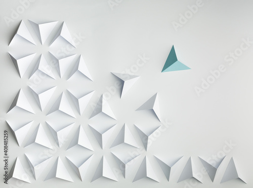 Abstract paper concepts origami