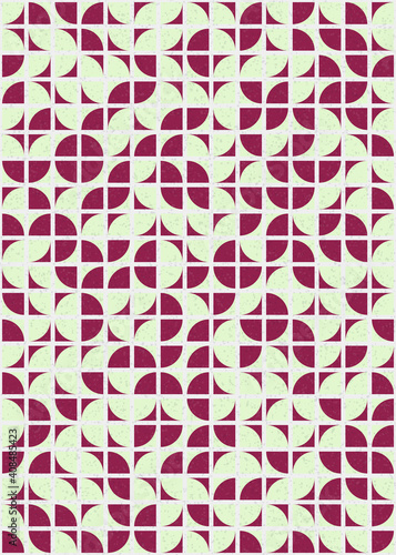Wallpaper Mural Abstract Geometric Pattern generative computational art illustration Torontodigital.ca