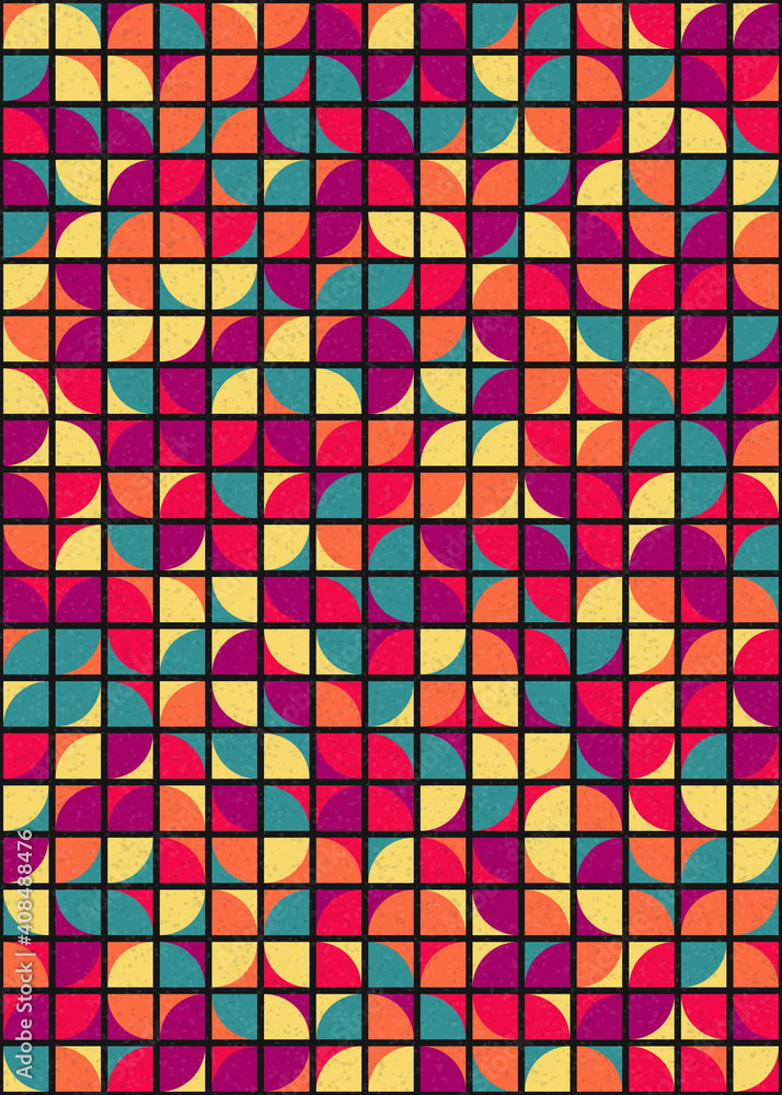 Abstract Geometric Pattern generative computational art illustration Abstract Geometric Pattern generative computational art illustration