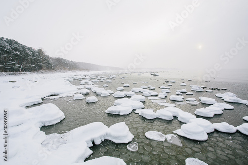 A cold winter day at the coast