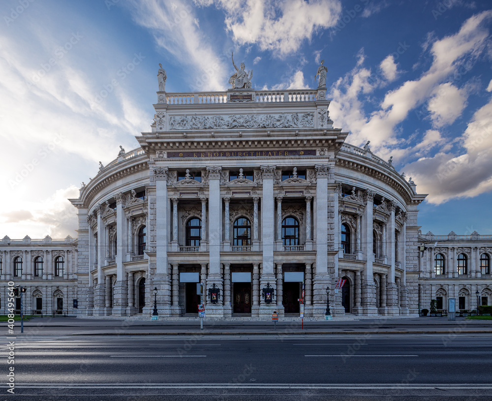 famous Burgtheater in Vienna, Austria famous Burgtheater in Vienna, Austria