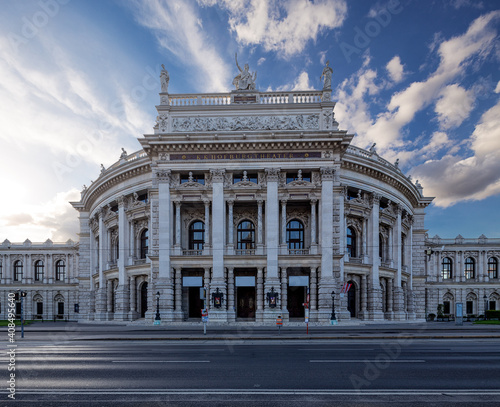 famous Burgtheater in Vienna, Austria photo