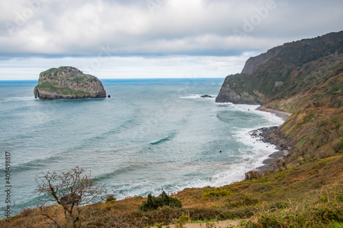 Sea coast in the North of Spain