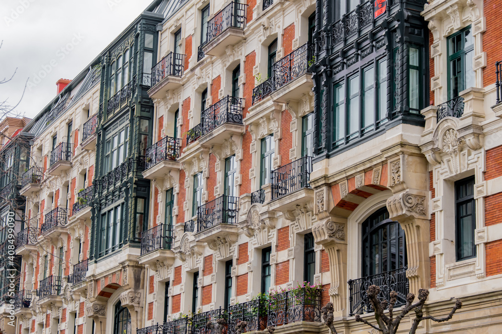 Building facade in Bilbao