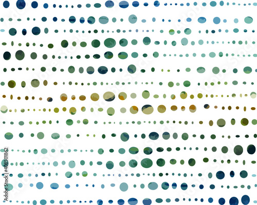Texture watercolor circles sea color on white background