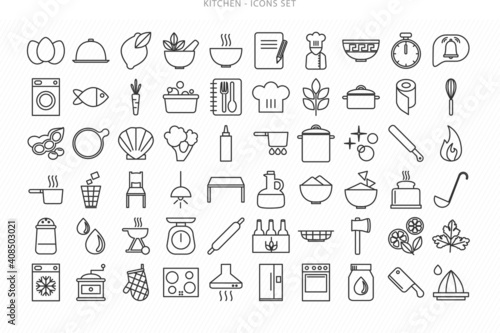 Kitchen Icon Set