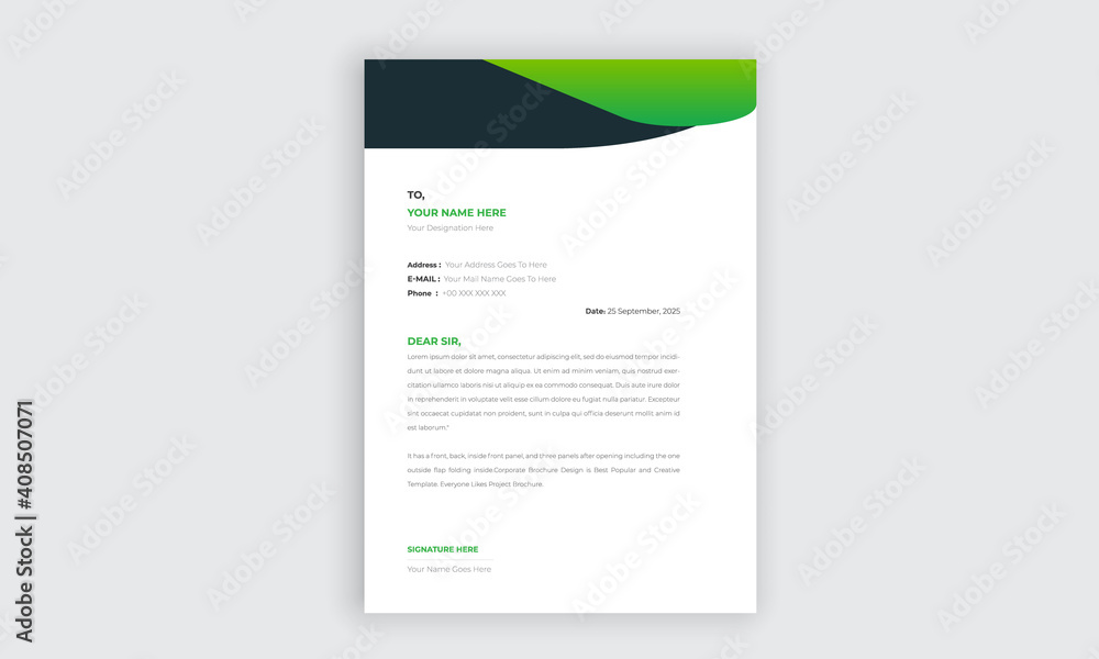 creative modern letter head templates for your project design with standard sizes. creative modern letter head templates for your project design with standard sizes.