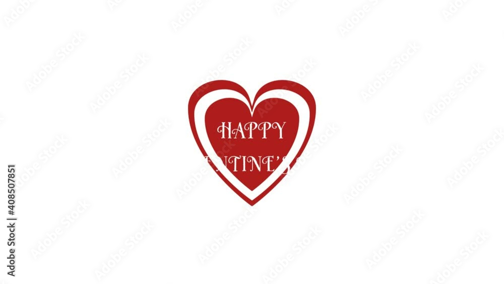 Vector animation of a red heart turning into a wish Happy Valentine's Day. Vector animation of a red heart turning into a wish Happy Valentine's Day.