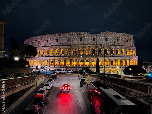 colosseum at night