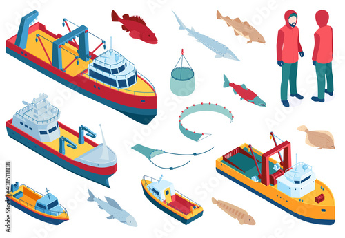 Commercial Fishing Color Set