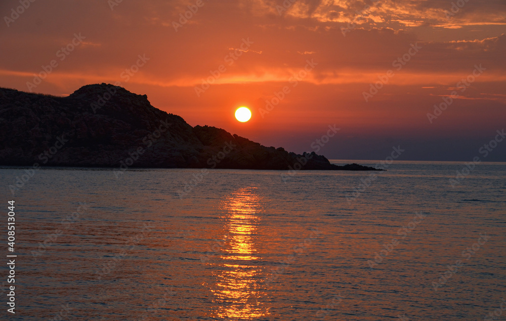 Sonnenuntergang in Isola Rossa