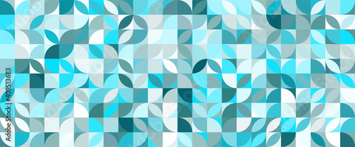 Blue geometric pattern. Abstract decorative backdrop can be used for wallpaper, pattern fills.