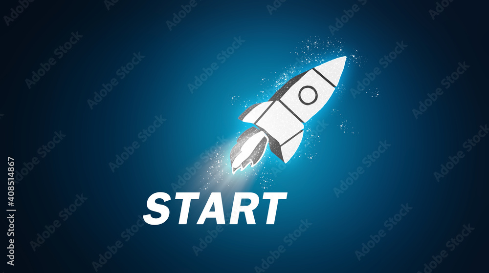 concept of fast business success. concept of fast business success.