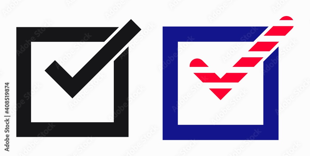 Icon ok. Okay icon. Confirmation of action. Checkbox. Choice. Vector icon. Icon ok. Okay icon. Confirmation of action. Checkbox. Choice. Vector icon.