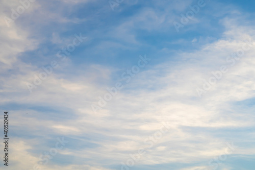 Fototapeta Naklejka Na Ścianę i Meble -  Open blue sky with clound at noon time.