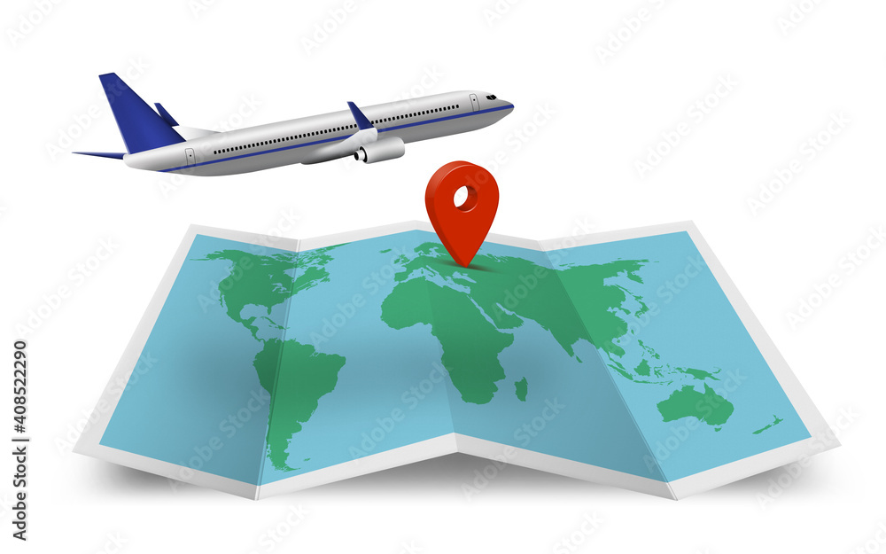 Fototapeta premium Traveling around the world