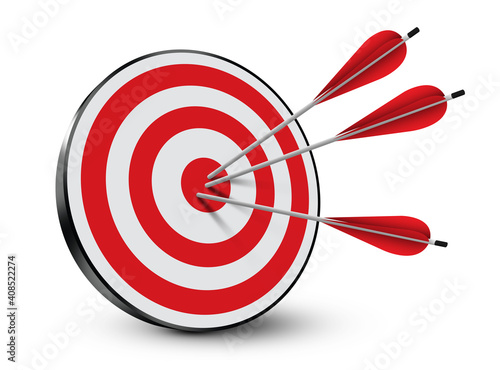 Target with three arrows