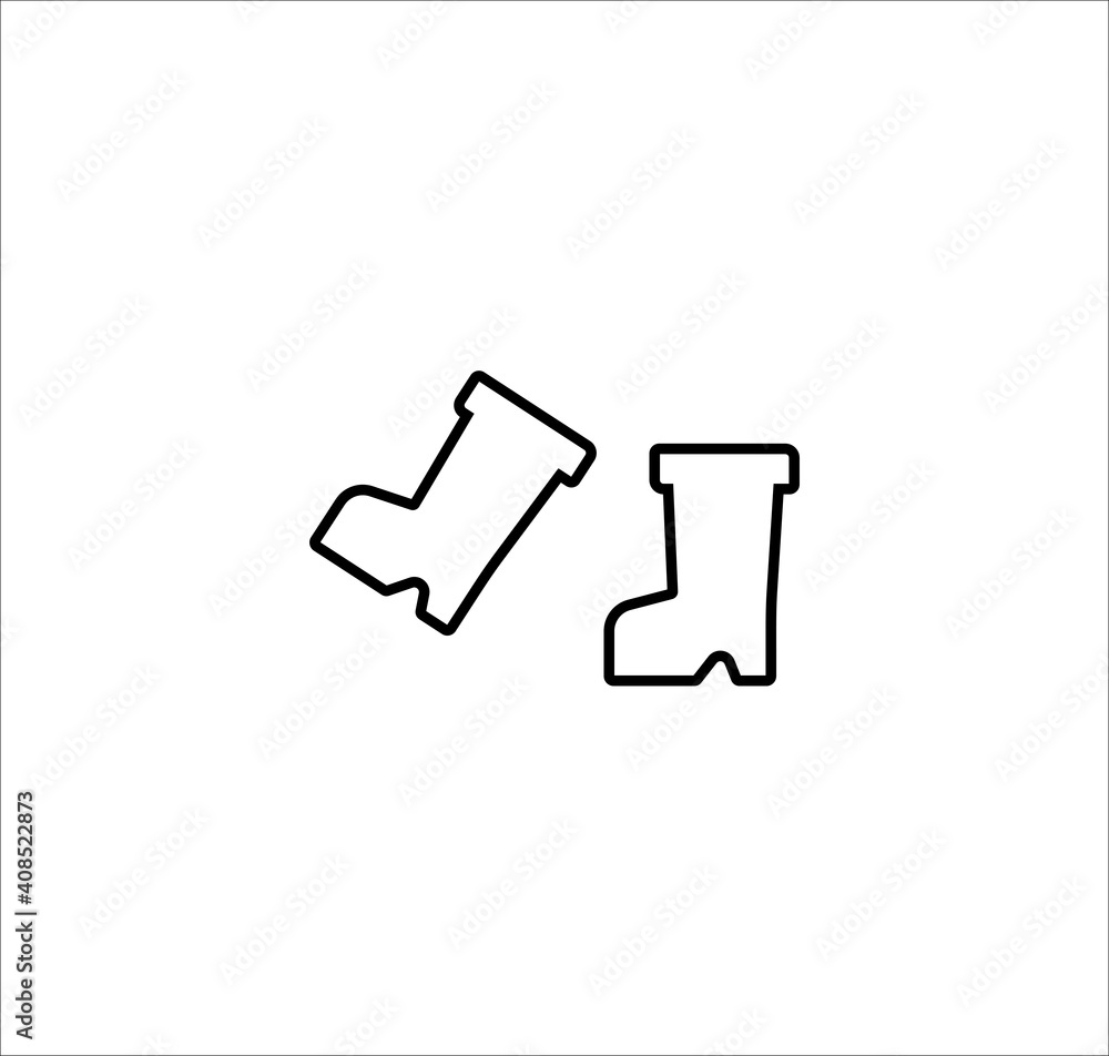 men's jackboots icon. vector illustration men's jackboots icon. vector illustration