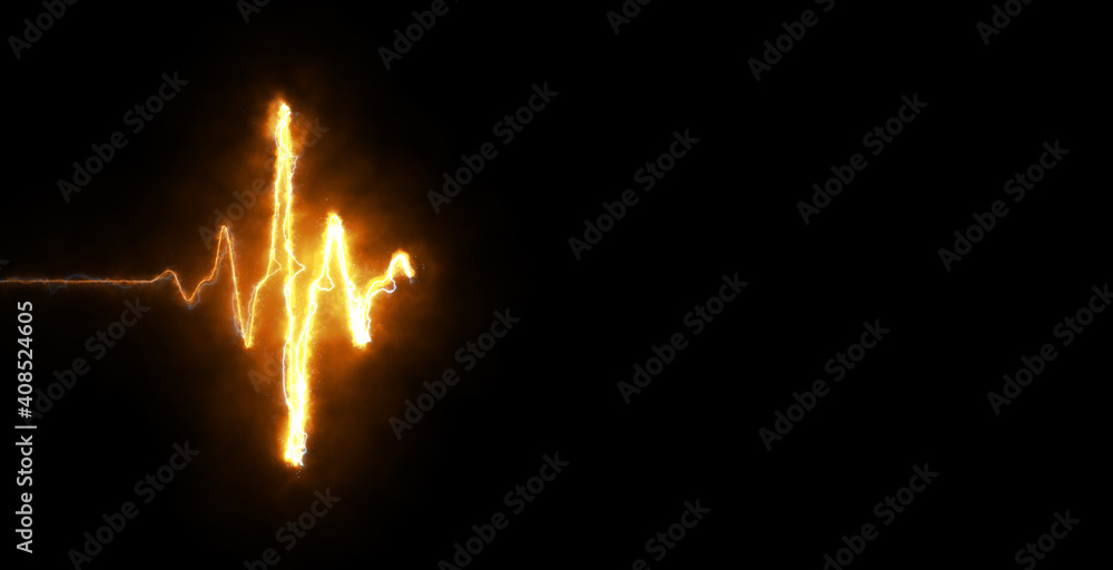 Colorful pink heartbeat rate and pulse on black screen, seamless and loop motion animate footage Colorful pink heartbeat rate and pulse on black screen, seamless and loop motion animate footage
