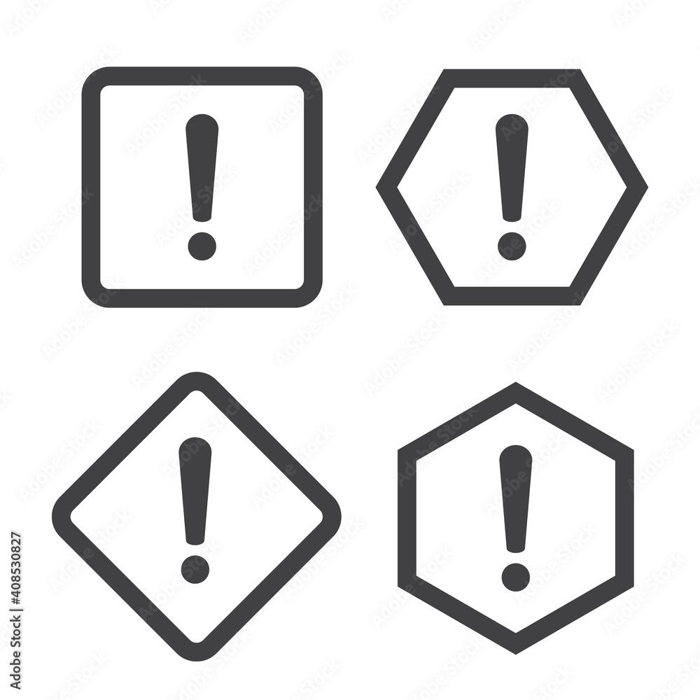 Attention please badge or banner. Danger sign design. Caution error icon Attention please badge or banner. Danger sign design. Caution error icon