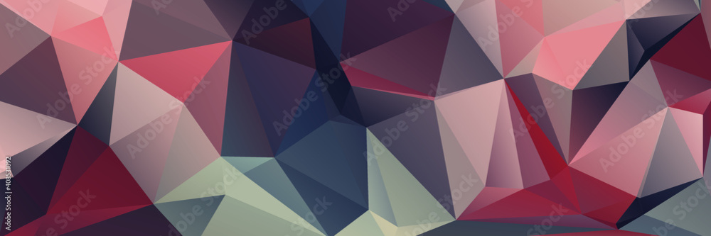 Fototapeta premium Abstract Color Polygon Background Design, Abstract Geometric Origami Style With Gradient. Presentation,Website, Backdrop, Cover,Banner,Pattern Template
