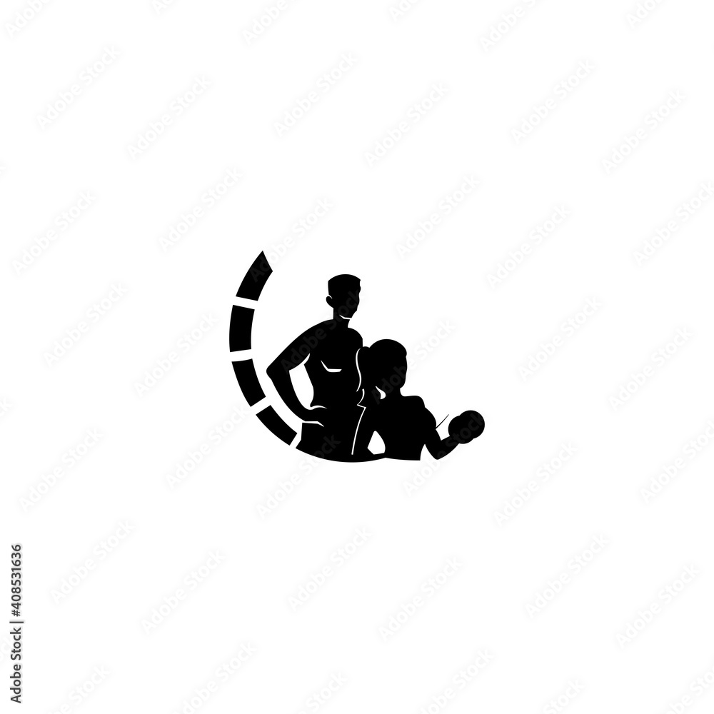 Fitness Gym logo. gym sports logo Creative design, Vector. Fitness Gym logo. gym sports logo Creative design, Vector.