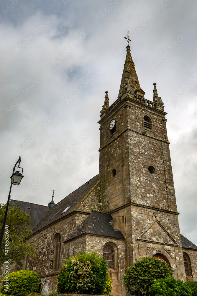 old french stone church 