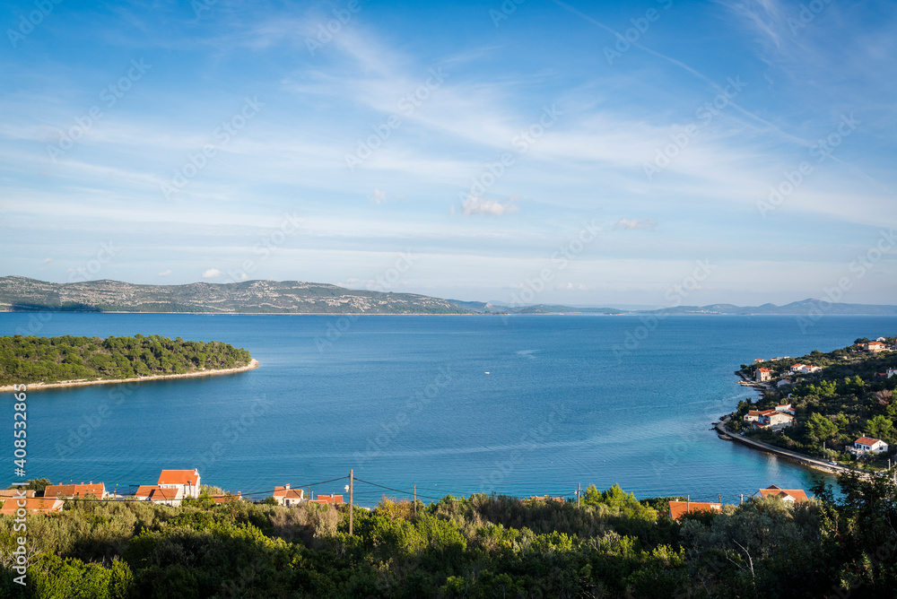 Seascape, Village of Mali Iz, Island of Iz, Zadar archipelago, Dalmatia, Croatia