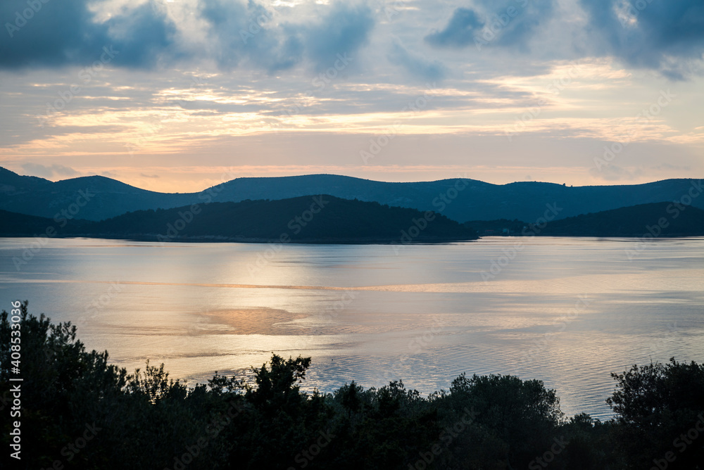 Seascape from the Bay of Starinska, Island of Iz, Zadar archipelago, Dalmatia, Croatia Seascape from the Bay of Starinska, Island of Iz, Zadar archipelago, Dalmatia, Croatia