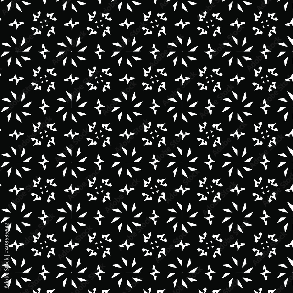 Geometric vector pattern with triangular elements. abstract ornament for wallpapers and backgrounds. Black and white colors. Geometric vector pattern with triangular elements. abstract ornament for wallpapers and backgrounds. Black and white colors.