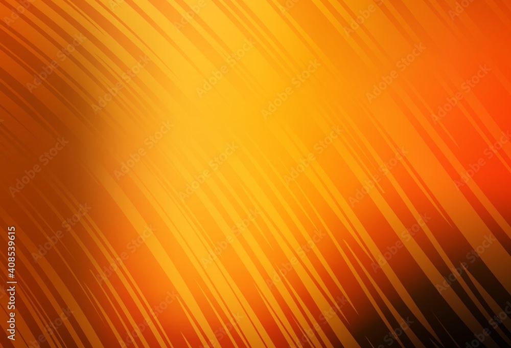 Obraz premium Dark Orange vector blurred template.